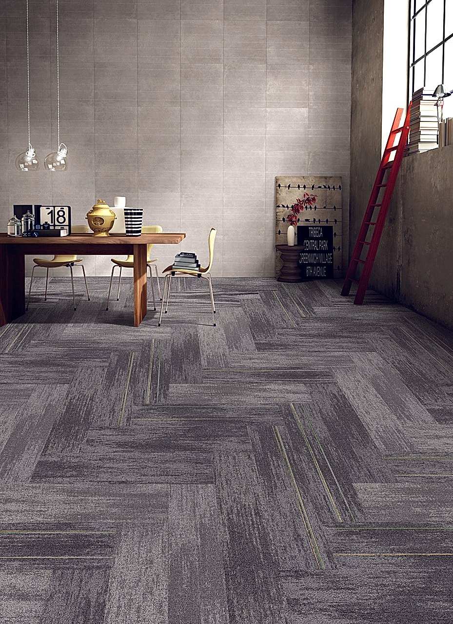 Kolay temizlenir karo halı Darwin 22 ıslak veya kuru temizliğe uygundur.