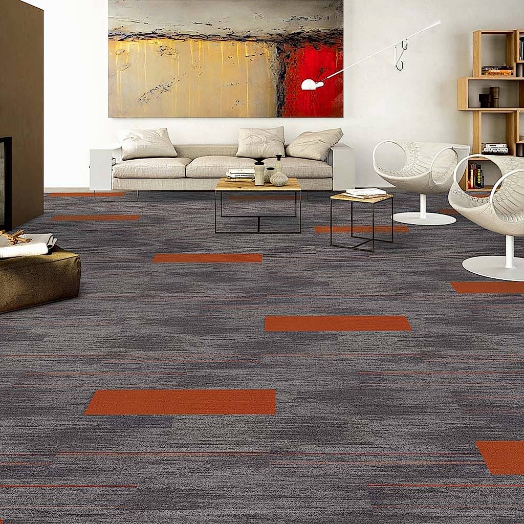 25x100 cm karo halı Darvin 32 küflenmez özelliktedir.