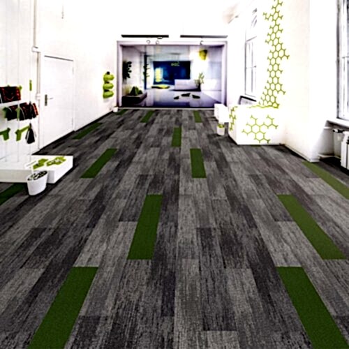 Karo halı Darvin 34 ticari alanlarda ve modern iç mekanlarda kullanılabilir.