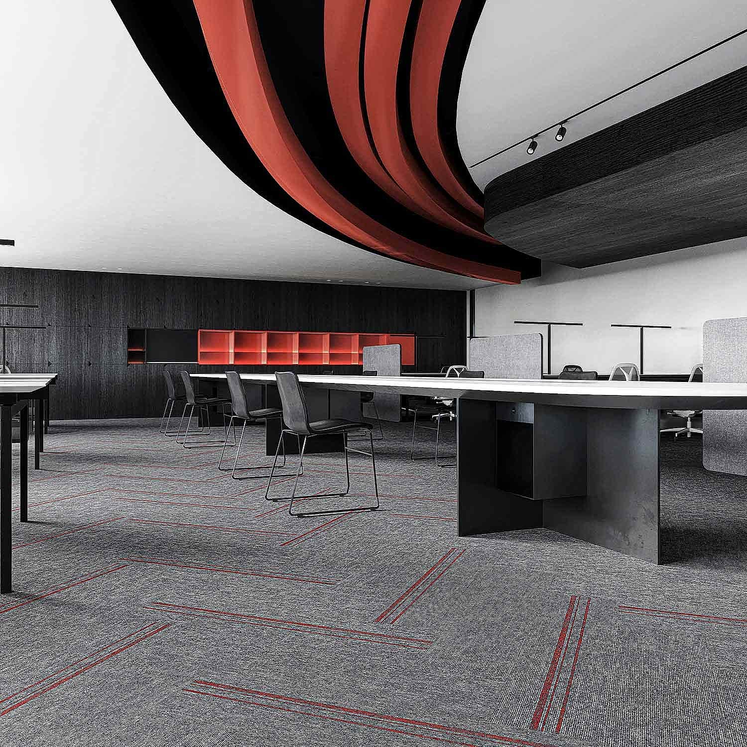 Matisse 2106 karo halı 4 mm hav boyuna sahiptir.