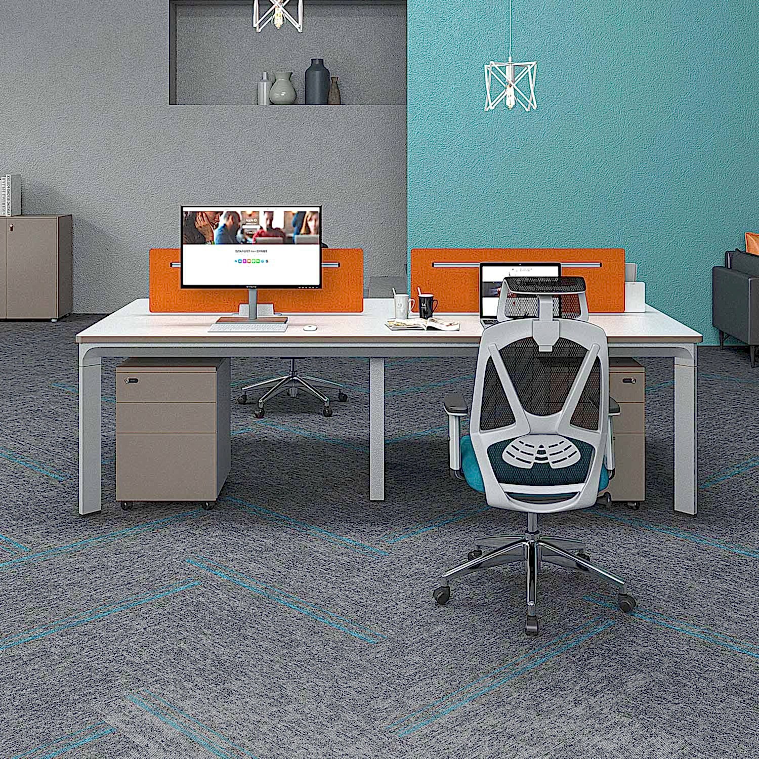 Matisse 2101 karo halı ebatları sayesinde fire olarak da avantaj sağlar.