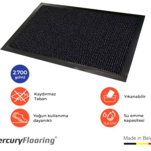 Faro Siyah Kapı Önü Nem Ve Toz Alıcı Paspas 120x180