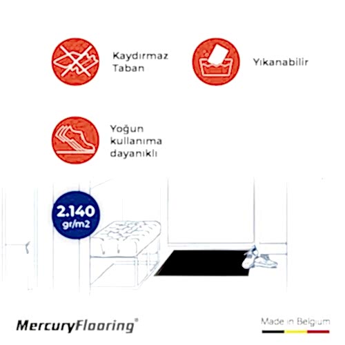 Alternative view of Starlight 01 Bej Kapı Önü Nem Ve Toz Alıcı Paspas 40x60
