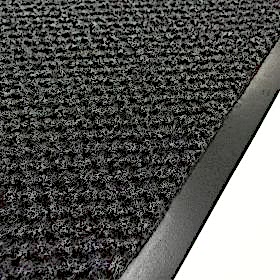 Kaymaz tabanlı kapı önü paspası antrasit.