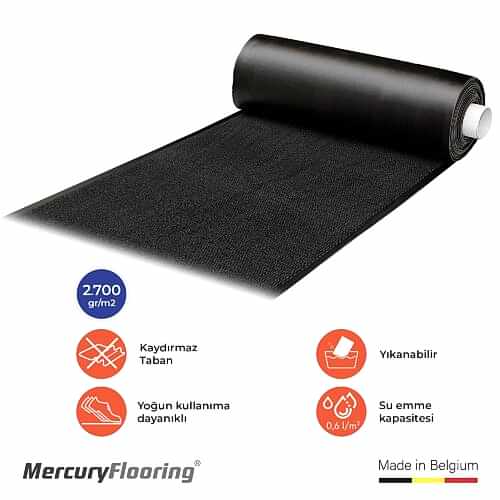 Faro Siyah Nem ve Toz Alıcı Yolluk – Genişlik 0.90 cm