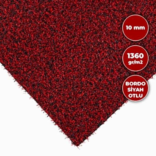 Alternative view of 10mm Protokol Bordo Çim Halı 1360 gr