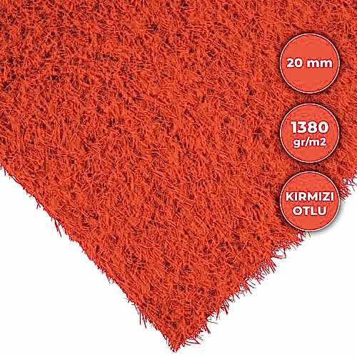 Alternative view of Kırmızı Çim Halı 20mm Luxury 1380 gr