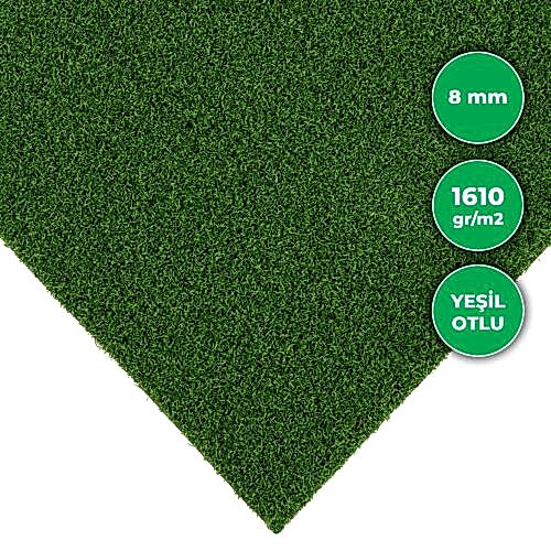 Alternative view of 8mm Kıvırcık Yeşil Çim Halı 1610 gr