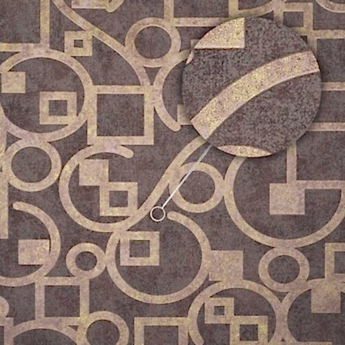 Deco Grande XL 102714 Kabartmalı & Embosslu Duvar Kağıdı