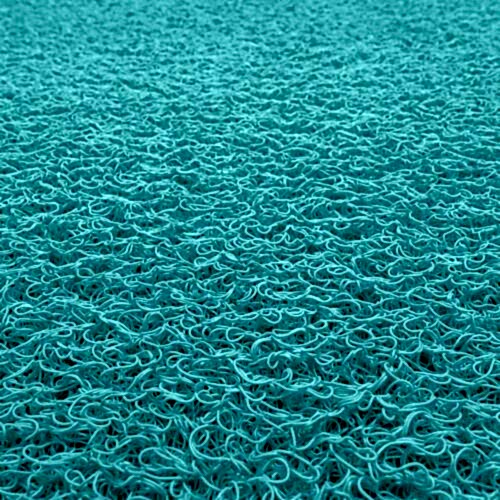 Alternative view of Turkuaz Kıvırcık Paspas Yolluk – Genişlik 120 cm