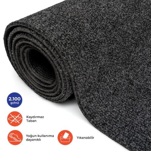 Lombok 2098 Füme Nem ve Toz Alıcı Yolluk – Genişlik 100 cm